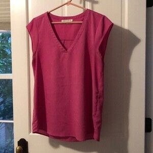 Daniel Rainn Fuscia Sleeveless Blouse Size Medium